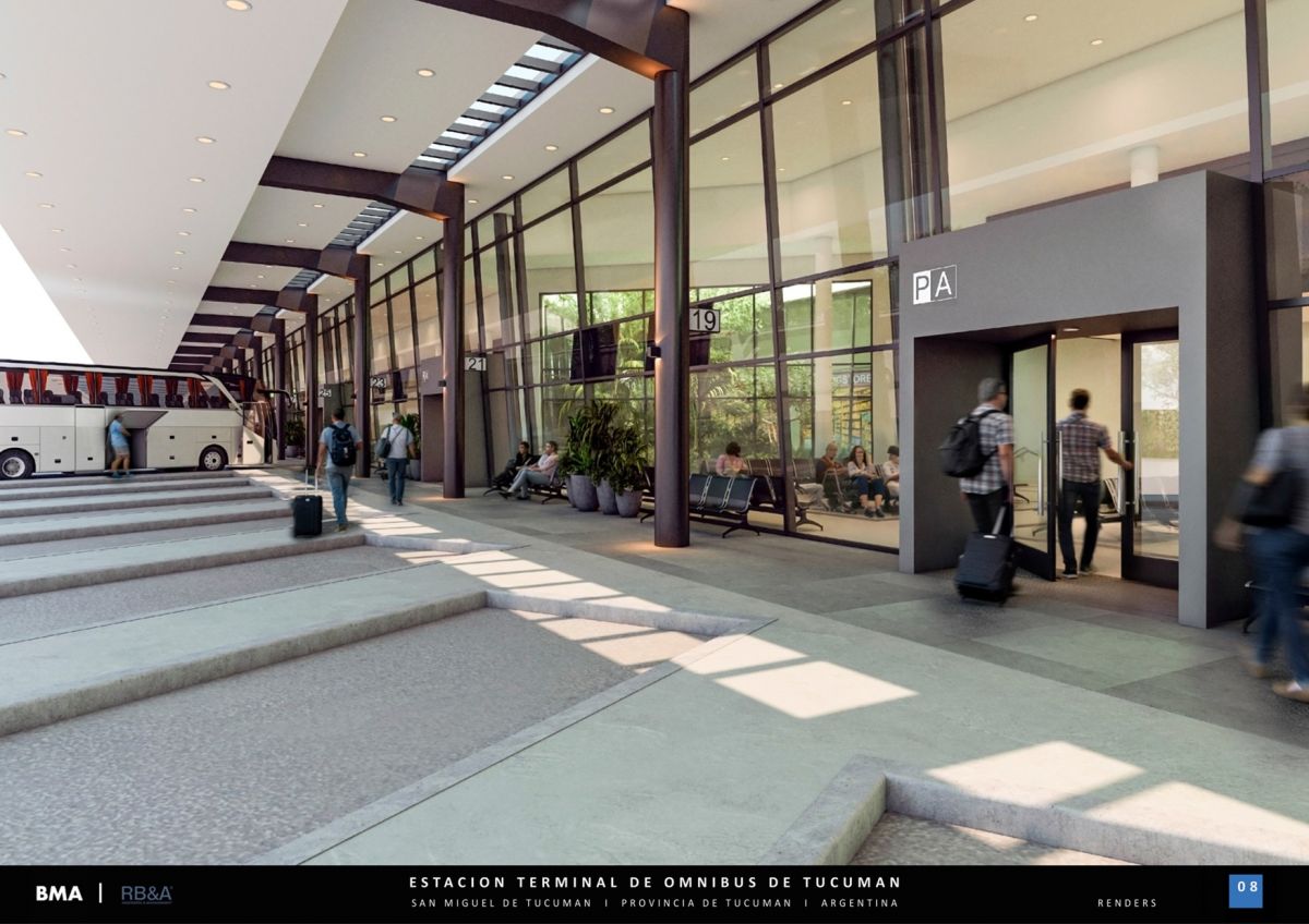 En imágenes: así es el proyecto que pica en punta para modernizar la Terminal de Ómnibus