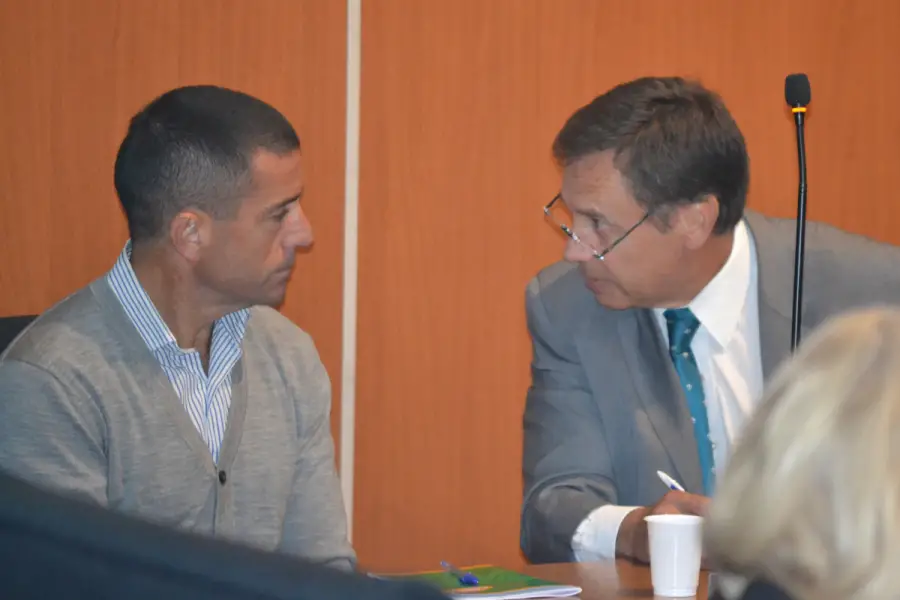 Figueroa junto a su abogado. FOTO LA GACETA 