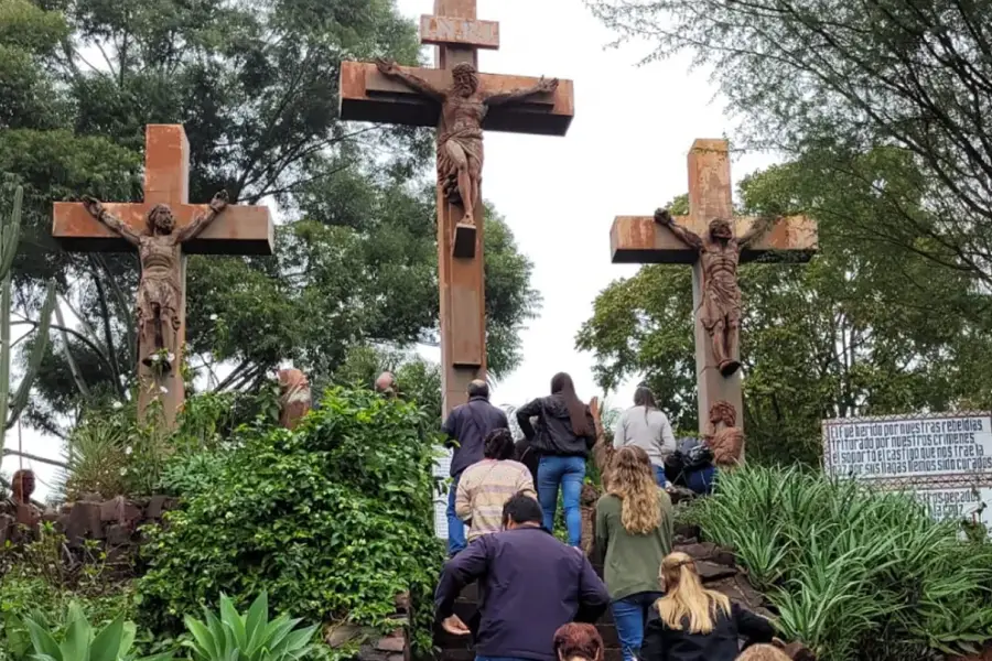 La naturaleza se mezcla con la religión en Misiones. 