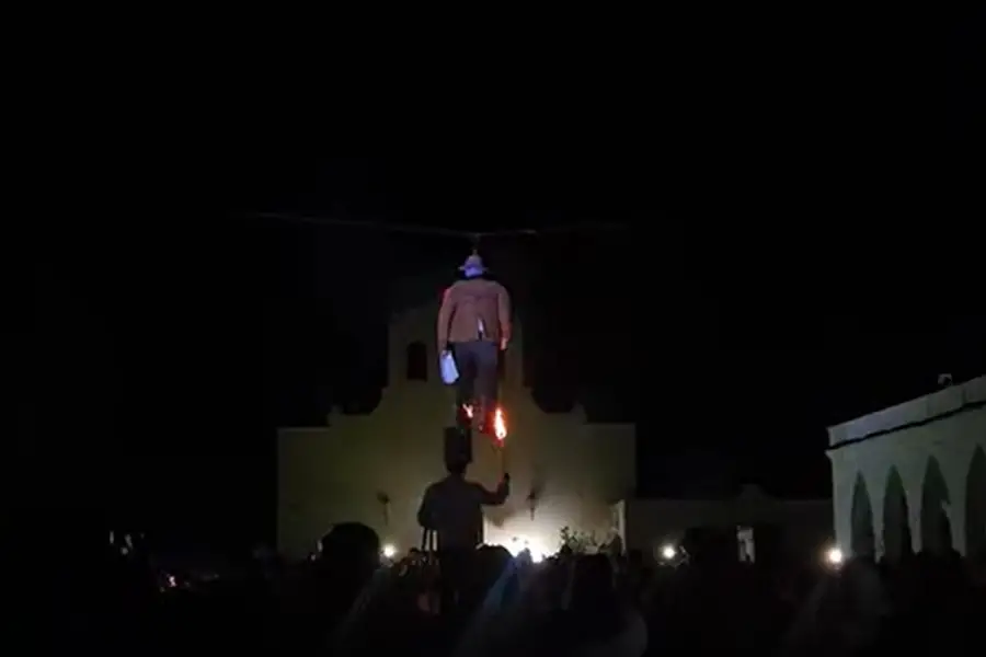 Quema de Judas en Salta.