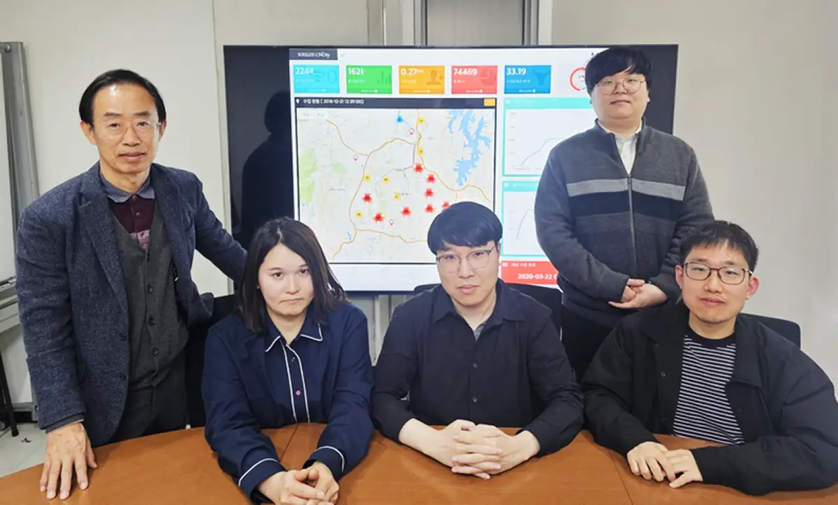 DESARROLLADORES. Dong-Soo Han, Kyuho Son, Byeongcheol Moon, Sumin Ahn y Seungwoo Chae. (FOTO DE WWW.KAIST.AC.KR