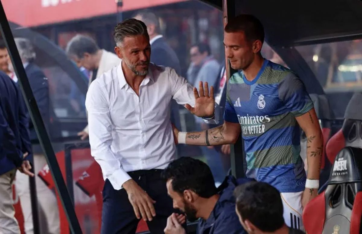 Demichelis se reencontró con Mastantuono en la victoria del Mallorca ante Real Madrid