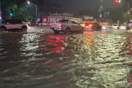 Videos del temporal que anegó las calles de Tucumán la noche del sábado