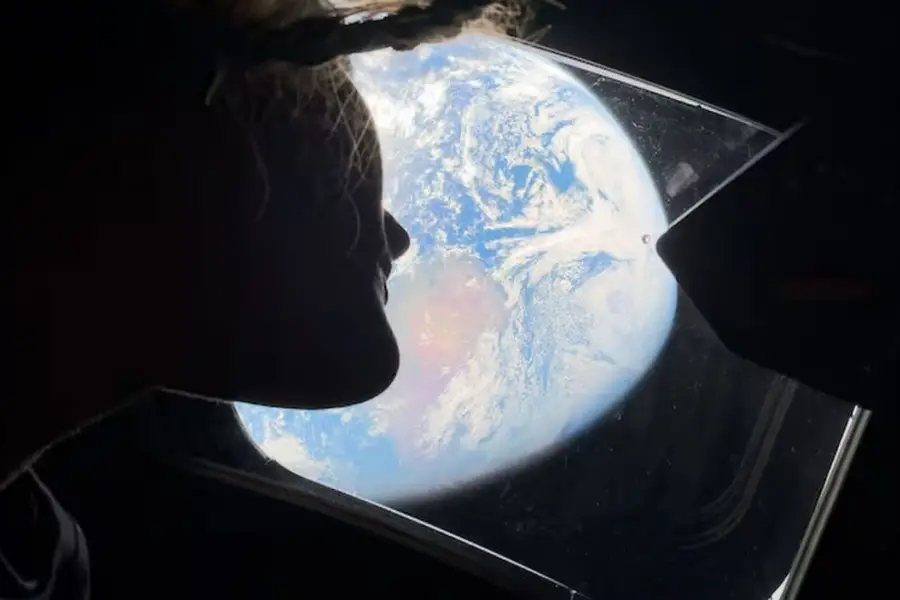 EN LA NAVE. Los astronautas envían fotos con vistas impresionantes.