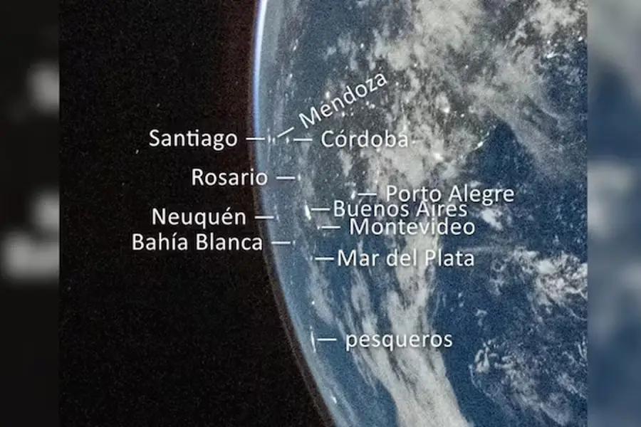 Artemis II: Así se ven las provincias de Argentina desde la cápsula Orión