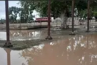 El temporal dejó al borde del abismo al club Santa Bárbara y el pueblo pide ayuda