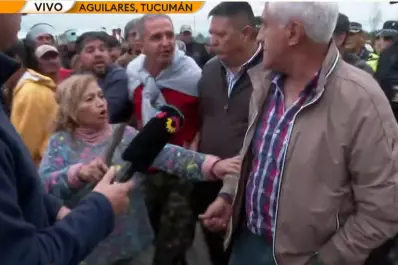 Vecinos cortaron la ruta 38 en Aguilares por falta de asistencia, en medio de las inundaciones