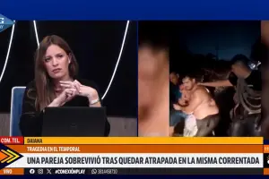 Habló la mujer que quedó atrapada con su marido durante el temporal: “Pensé que estaba muerto y que yo también me iba con él”