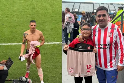 Nunca me lo imaginé: el emotivo gesto de Sand en la Copa Argentina con un pequeño hincha de San Martín