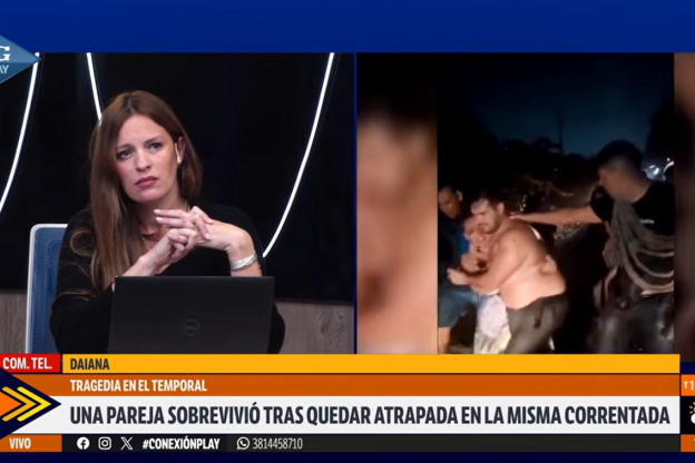 Habló la mujer que quedó atrapada con su marido durante el temporal: “Pensé que estaba muerto y que yo también me iba con él”