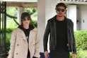 Nico Vázquez y Gime Accardi se reencontraron en el velorio de Alejandro Farrell: entre la tristeza y el respeto