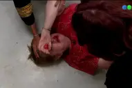 Perdió dos dientes: se viralizaron imágenes de la fuerte caída de Andrea del Boca en Gran Hermano