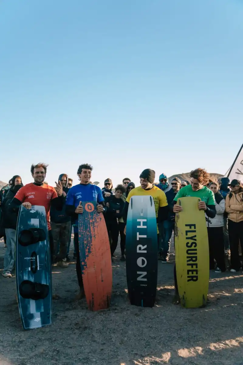 Santiago Cisneros tocó el cielo en San Juan y puso a Tucumán en la cima del kitesurf