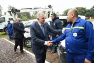 Jaldo inauguró un pozo de agua en el Liceo Militar y mejoró el servicio en barrios vecinos