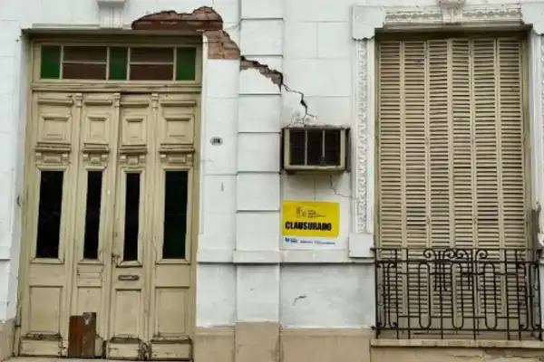 Prevención de derrumbes: el mapa de inmuebles peligrosos en San Miguel de Tucumán se actualiza