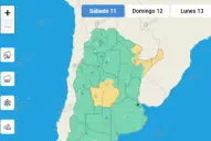 Alerta amarilla: qué provincias tendrán tormentas, lluvias intensas y ráfagas de viento este sábado 11 de abril