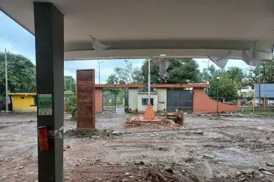 Polémica en el Centro Prebisch por la obra en el acceso