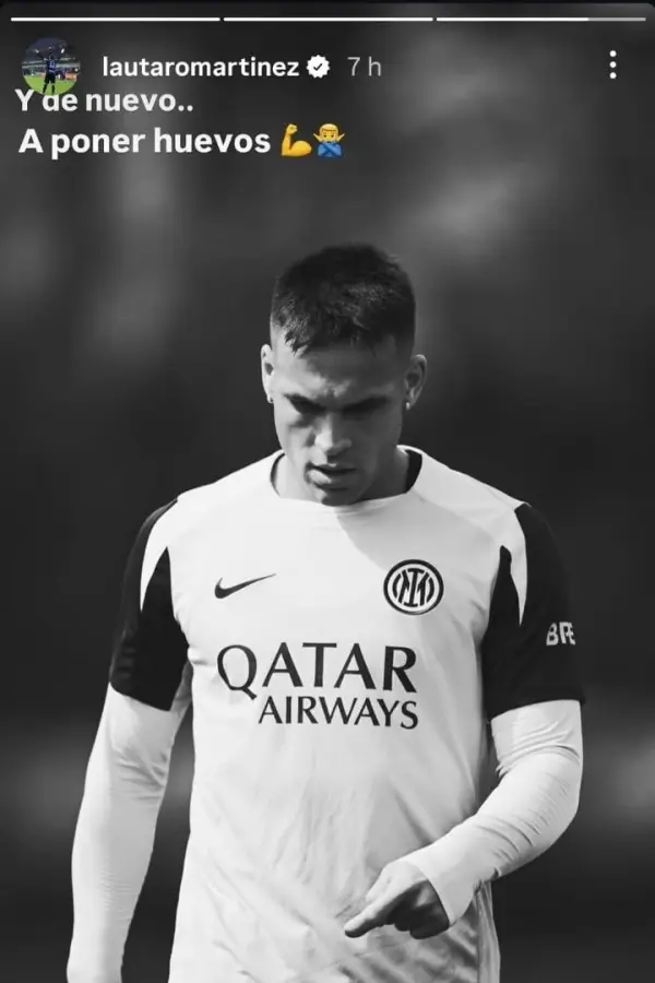 El emotivo mensaje de Lautaro Martínez tras lesionarse con Inter a 67 días del Mundial