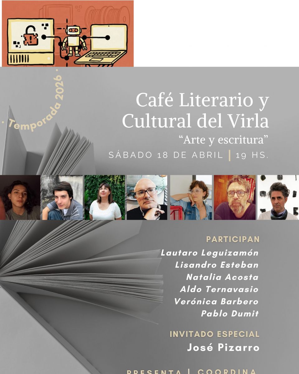 Café Literario del Virla inicia su temporada 2026 en Tucumán con arte y escritura