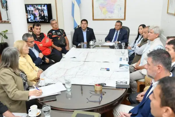 Darío Monteros, tras una reunión por las inundaciones en La Madrid: Coincidimos en un 90% en el trabajo inmediato