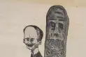 Recuerdos fotográficos: el menhir Ambrosetti, eje de debates