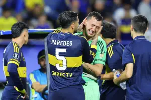 Marchesín se lesionó, salió llorando y encendió las alarmas en Boca