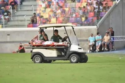 Se confirmó la lesión de Salazar en San Martín: ¿cuánto tiempo estará afuera de las canchas?