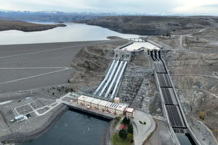 LA OBRA. La construcción de la represa fue de una empresa italiana.