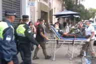Video: así retiraron al policía que terminó herido luego de los incidentes con los jubilados en el PAMI