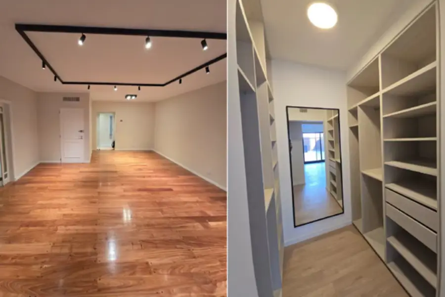 El departamento de Adorni en la calle Miró, tras las refacciones