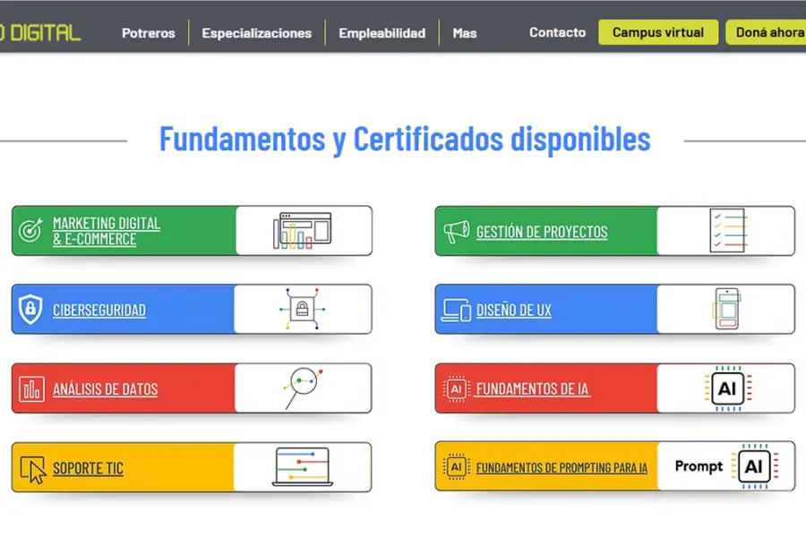 FORMACIÓN. Google ofrece becas para formarse en inteligencia artificial y habilidades digitales.