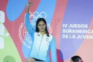 Hein brilló en natación y firmó una actuación que impactó en los Juegos Suramericanos de la Juventud