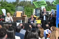 Jaldo y Chahla lanzaron obras por $1.400 millones para evitar inundaciones en la capital