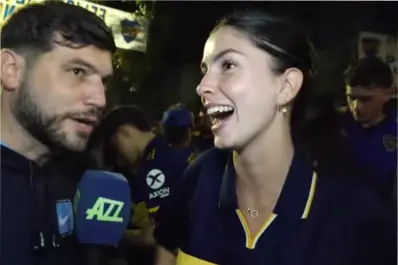 ¿Se besaron o no?: Nicolás Luaces y Daniela Iker revelaron qué pasó tras el partido de Boca