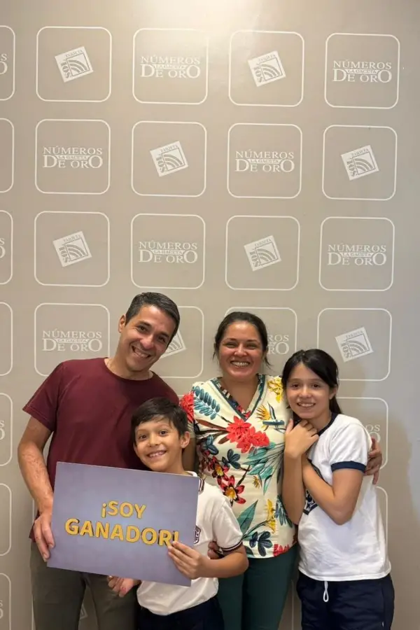 MUY CONTENTO. Claudio celebró que la fortuna lo haya acompañado.