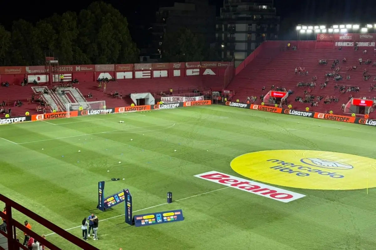 Así está la cancha de Argentinos