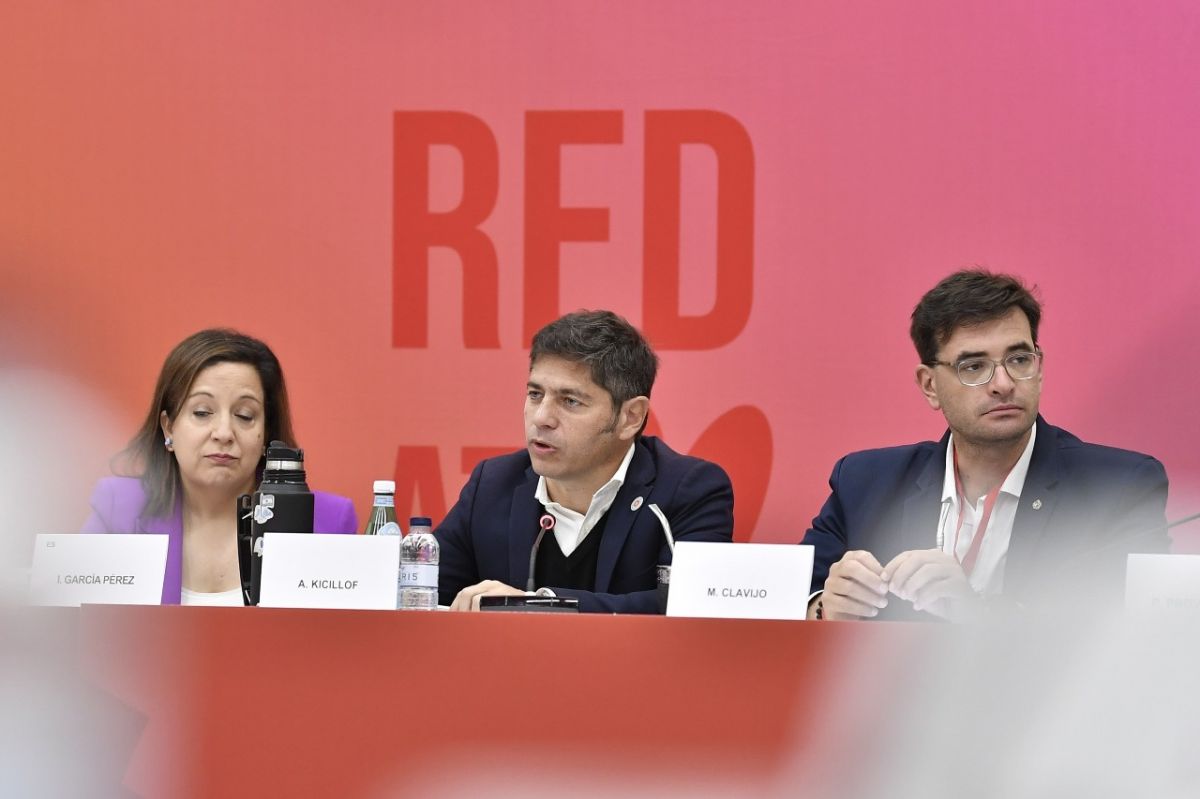 Axel Kicillof cargó contra Milei en España: 