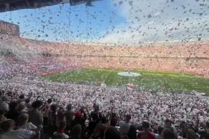 Así fue el impactante recibimiento de los hinchas de River en el Monumental para el Superclásico