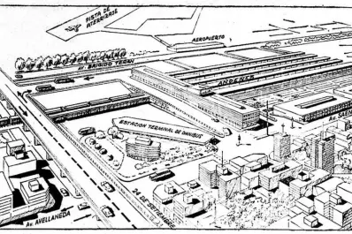 El plan más ambicioso para rediseñar El Bajo, 56 años atrás