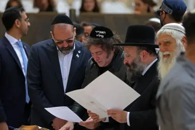 La tercera visita de Milei a Israel se inició con un fuerte respaldo político