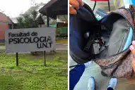 Aprehenden a un estudiante de Psicología por amenazar a un docente de la UNT: “Pierdo el parcial y el profesor pierde la vida”