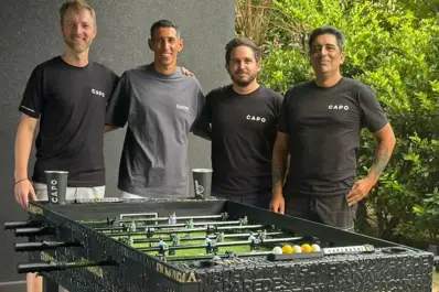 Ya llegó a Di María: el metegol argentino que apunta a facturar U$S200.000