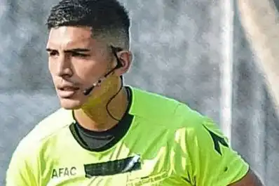 Álvaro Carranza, el árbitro designado para dirigir el partido entre Atlético Tucumán y Banfield