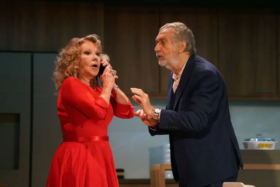 DESPEDIDA EN LAS TABLAS. En “Quién es quién”, con Soledad Silveyra.