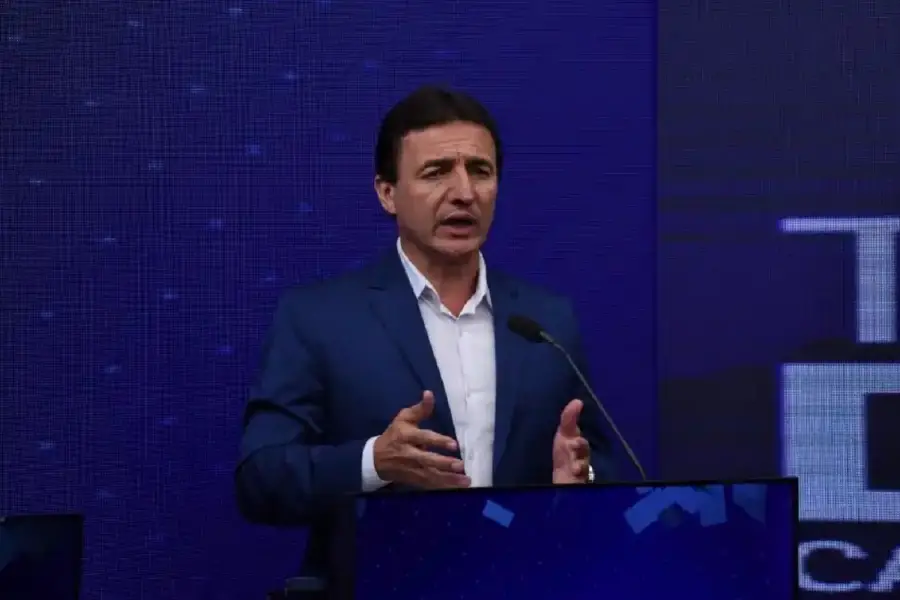 TIEMPO ATRÁS. Sánchez, durante un debate de LA GACETA