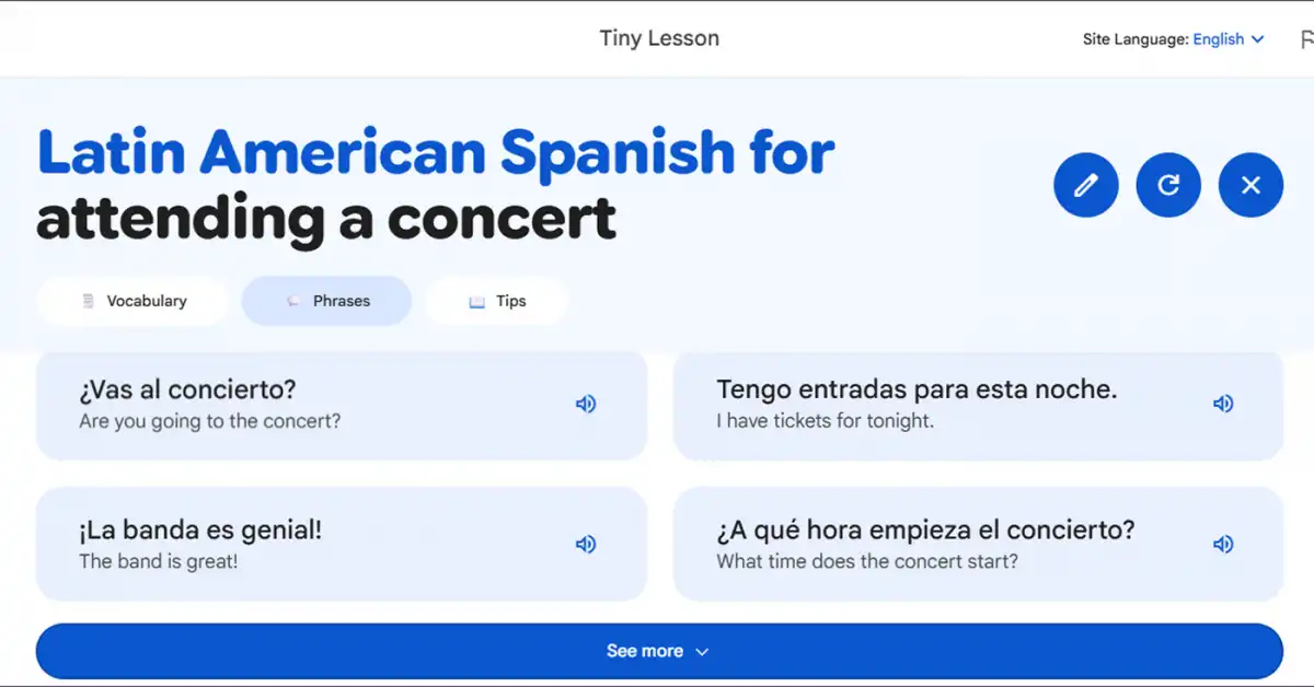 EJEMPLO. Usa inteligencia artificial para crear microclases según situaciones reales y necesidades concretas. / GOOGLE