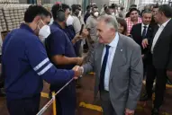 Osvaldo Jaldo inauguró nuevas tecnologías en la textil Santista Argentina en Famaillá