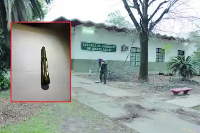 Yerba Buena: investigan intimidación pública tras hallazgo de un cartucho en la Escuela Miguel Lillo