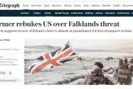 Así reaccionaron los medios británicos al mail filtrado que pone en duda el apoyo de Trump por Malvinas