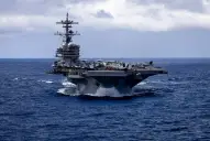 EEUU despliega un tercer portaviones en Medio Oriente y eleva la presión sobre Irán